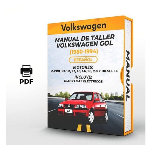 Manual de Taller Volkswagen Gol (1980-1994) Español