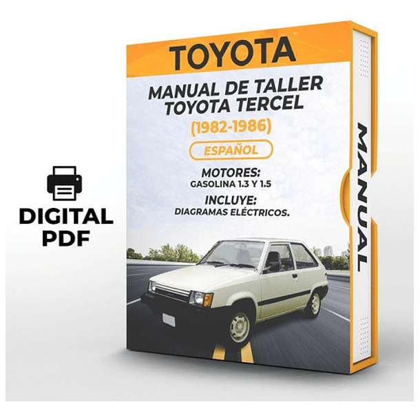 Manual de Taller Toyota Tercel ( 1982, 1983, 1984, 1985, 1986) Español***