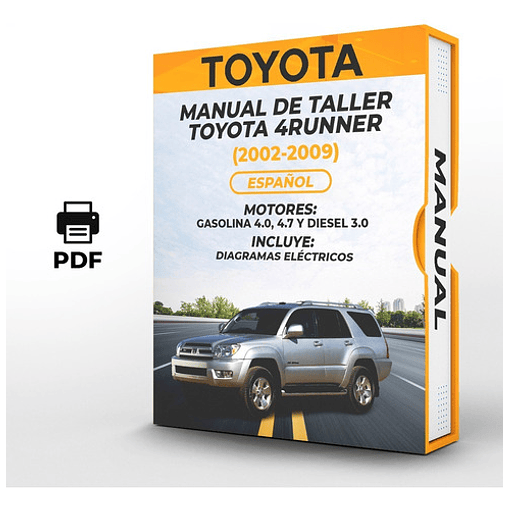 Manual de Taller Toyota 4runner (2002-2009) Español