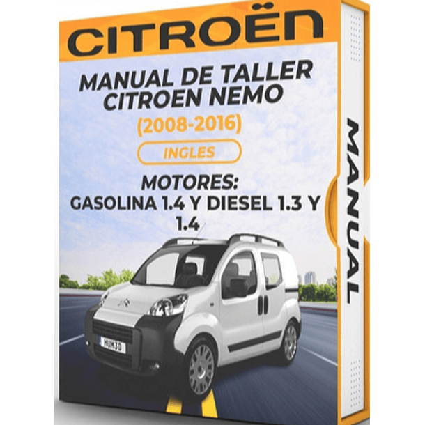 Manual de Taller Citroen Nemo (2008-2016) INGLES