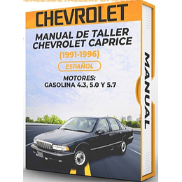 Manual de Taller Chevrolet Caprice (1991-1996) Español***