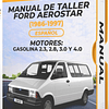 Manual de Taller Ford Aerostar (1986, 1987, 1988, 1989, 1990, 1991, 1992, 1993, 1994, 1995, 1996, 1997) En Español 1