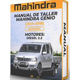 Manual de Taller Mahindra Genio (2014, 2015, 2016, 2017, 2018) Español