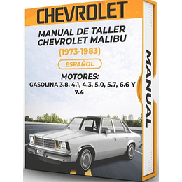 Manual de Taller Chevrolet Malibu (1973-1983) Español