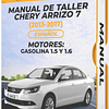 Manual de Taller Chery Arrizo 7 (2013, 2014, 2015, 2016, 2017) Español 1