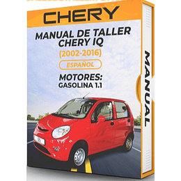 Manual de Taller Chery Iq (2002, 2003, 2004, 2005, 2006, 2007, 2008, 2009, 2010, 2011, 2012, 2013, 2014, 2015, 2016) En Español