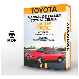 Manual de Taller Toyota Celica (1985-1989) Español