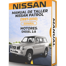 Manual de Taller Nissan Patrol (1997, 1998, 1999, 2000, 2001, 2002, 2003, 2004, 2005, 2006, 2007, 2008, 2009, 2010) Español***