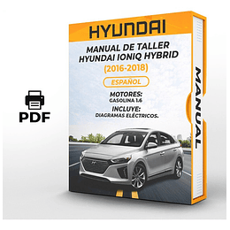 Manual de Taller Hyundai Ioniq Hybrid (2016-2018) Español