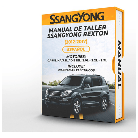 Manual de Taller Ssangyong Rexton (2012-2017) Español