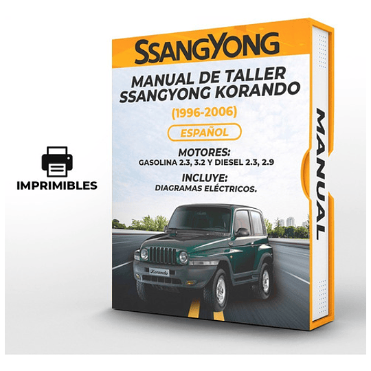 Manual de Taller Ssangyong Korando (1996-2006) Español