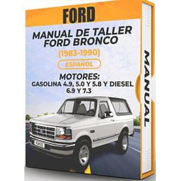 Manual de Taller Ford Bronco (1983-1990) Español