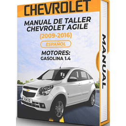 Manual de Taller Chevrolet Agile (2009, 2010, 2011, 2012, 2013, 2014, 2015, 2016 ) Español