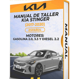 Manual de Taller Kia Stinger ( 2017, 2018, 2019, 2020) Español