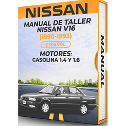 Manual de Taller Nissan V16 (1990, 1991, 1992, 1993) Español***