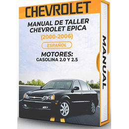 Manual de Taller Chevrolet Epica (2000, 2001, 2002, 2003, 2004, 2005, 2006) Español***