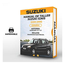 Diagramas Eléctricos Suzuki Ignis (2000-2008) Español