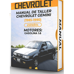 Manual de Taller Chevrolet Gemini (1985-1990) Español***