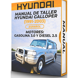 Manual de Taller Hyundai Galloper (1991-2003) Español