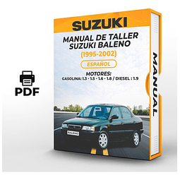 Manual de Taller Suzuki Baleno (1995-2002) Español