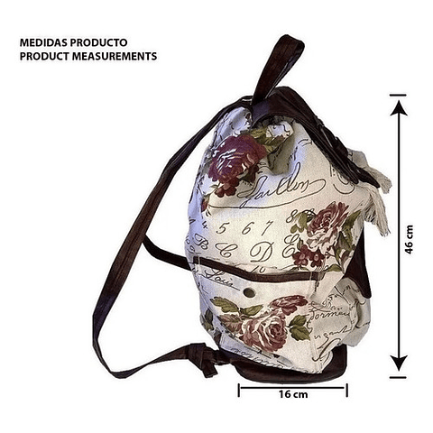 Molde De Costura, Patron Mochila , Imprimible , Descarga Pdf