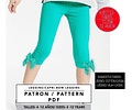 Molde De Costura, Patron Leggings Nena, Imprimible