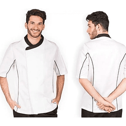 Molde Digital Chaqueta Chef Con Vivos, Pack Talles S Al Xxl