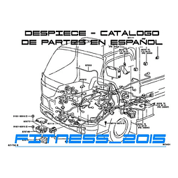 Manual Despiece Catalogo Toyota Dyna U3 1999 - 2002 Español