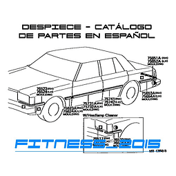 Manual Despiece Catalogo Toyota Crown 1979 - 1983 Español