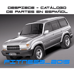 Manual Despiece Toyota Land Cruiser J80 1990 - 2006 Español