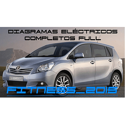 Diagramas Electricos Toyota Verso 2009 - 2017 Full Ecu Pines