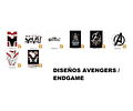 +600 Plantillas Sublimar Vectores / Marvel Comics Avengers