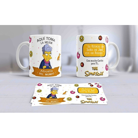 Plantillas Sublimación Tazas - Los Simpsons / 40 Diseños