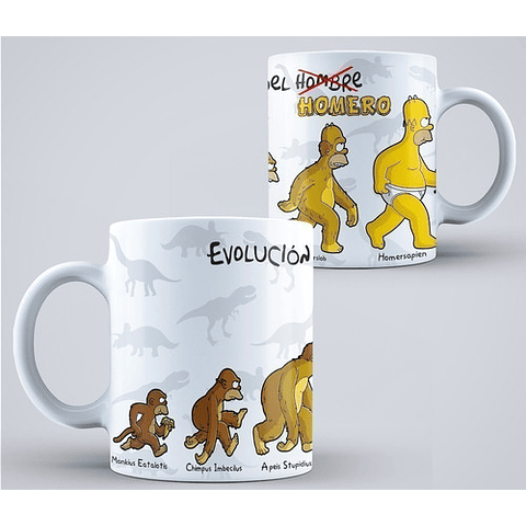 Kit Diseños Plantillas Tazas Los Simpsons Sublimación M4