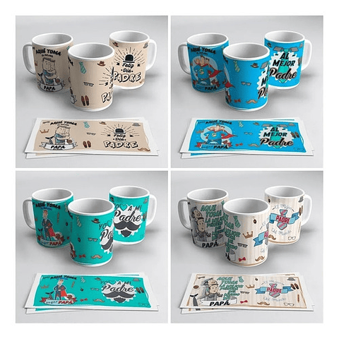 100 Plantilla Tazas Dia Del Padre Aqui Toma El Mejor Papa