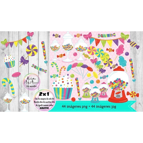 Candy Land Cliparts Png  Kit Imprimible