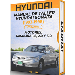 Manual de Taller Hyundai Sonata (1993, 1994, 1995,  1996, 1997, 1998) Español