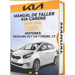 Manual de Taller Kia Carens (2013, 2014, 2015, 2016, 2017, 2018) Español