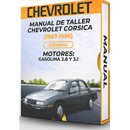 Manual de Taller Chevrolet Corsica (1987, 1988, 1989, 1990, 1991, 1992, 1993, 1994, 1995, 1996)GASOLINA 2.8 y 3.1 Español***