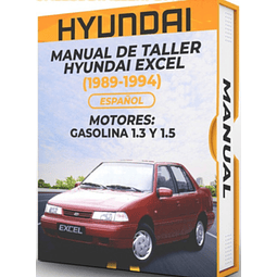 Manual de Taller Hyundai Excel (1989, 1990, 1991, 1992, 1993, 1994) Español