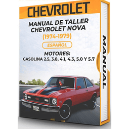 Manual de Taller Chevrolet Nova (1974, 1975, 1976, 1977, 1978, 1979 ) Español