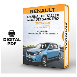 Manual de Taller Renault Sandero (2007, 2008, 2009, 2010, 2011, 2012) Español