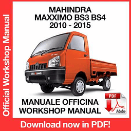 Mahindra Maxximo (2010, 2011, 2012, 2013, 2014, 2015) (EN) Workshop Repair Manual Download PDF