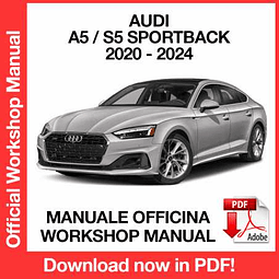 Audi A5 S5 Sportback (2020, 2021, 2022, 2023, 2024) (EN) Workshop Repair Manual Download PDF