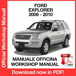 Ford Explorer (2006, 2007, 2008, 2009, 2010) (EN) Workshop Repair Manual Download PDF