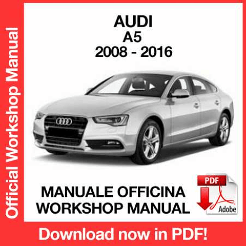 AUDI A5 COUPE' (2013, 2014, 2015, 2016) (EN) Workshop Repair Manual Download PDF