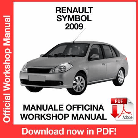Renault Symbol (2009) (EN) Workshop Repair Manual Download PDF