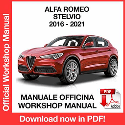 Alfa Romeo STELVIO (2016, 2017, 2018, 2019, 2020, 2021, 2021) (ITA) Workshop Repair Manual Download PDF