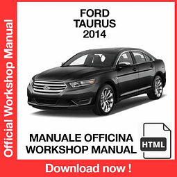Ford Taurus (2014) (EN) Workshop Repair Manual Download PDF