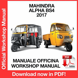 Mahindra Alpha BS4 (2017) (EN) Workshop Repair Manual Download PDF